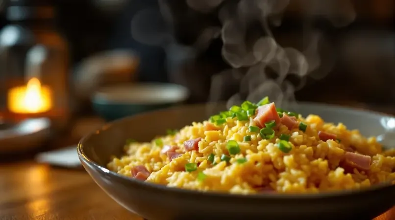 深夜食堂的暖心蛋炒饭，粒粒分明 - 飘花影院美食短视频封面